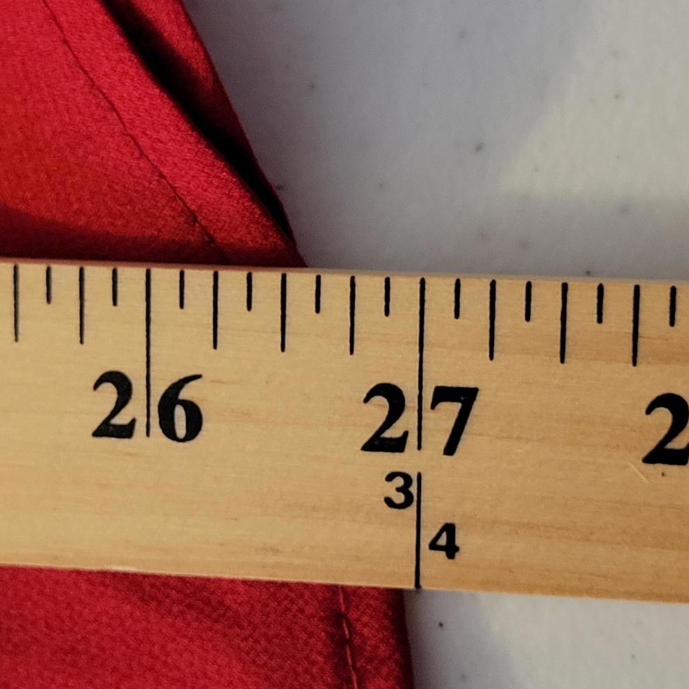 Vince Camuto Tulip Red Eyelash Tinsel Cowlneck Sweater Women Size XL NWT - Picture 5 of 9